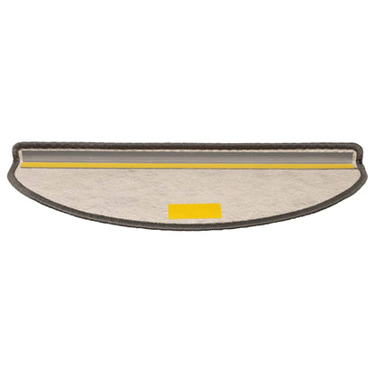Tappeti Adesivi per Scale Sisal 15pz 65x21x4cm Grigio e Beige | homemem39