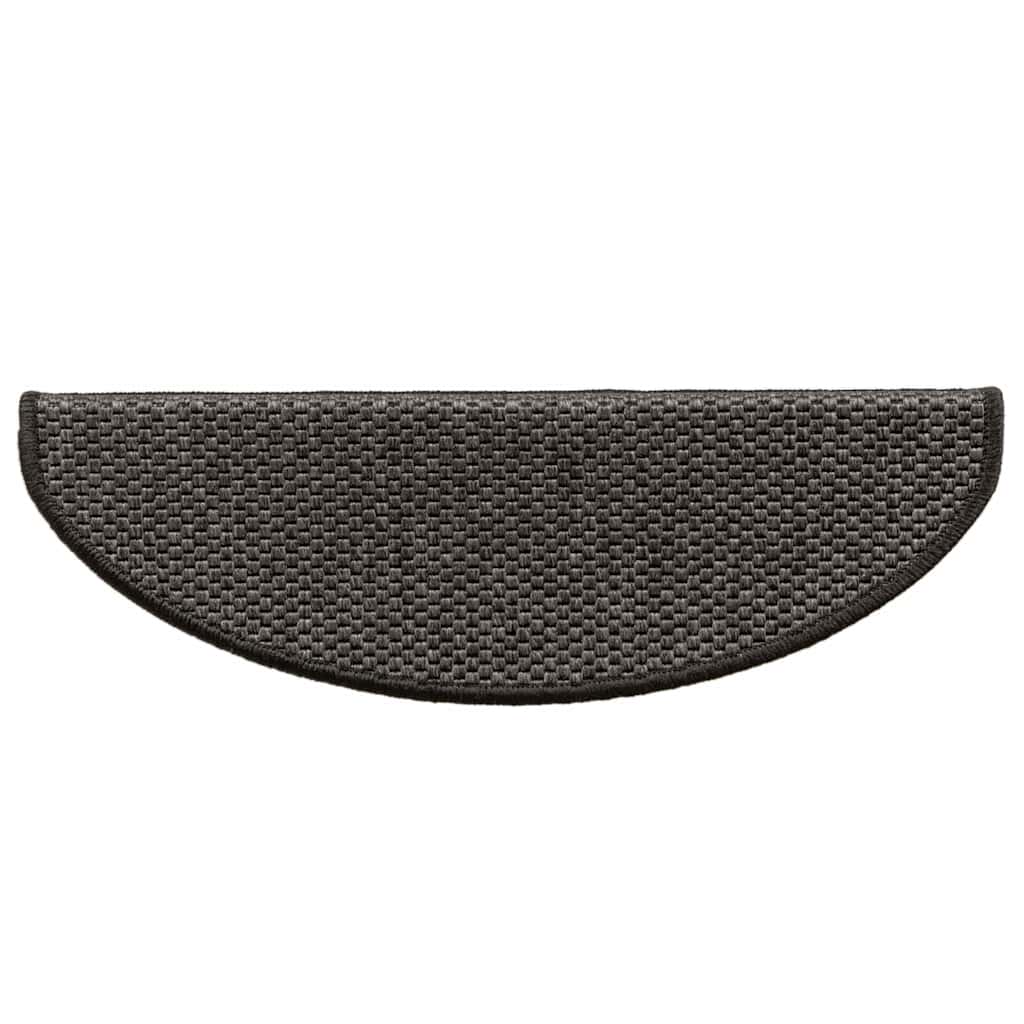 Tappeti Autoadesivi Scale Aspetto Sisal 15pz 65x21x4 Antracite
