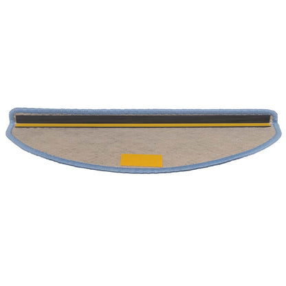 Tappeti Autoadesivi Scale Aspetto Sisal 15 pz 65x21x4 cm Blu