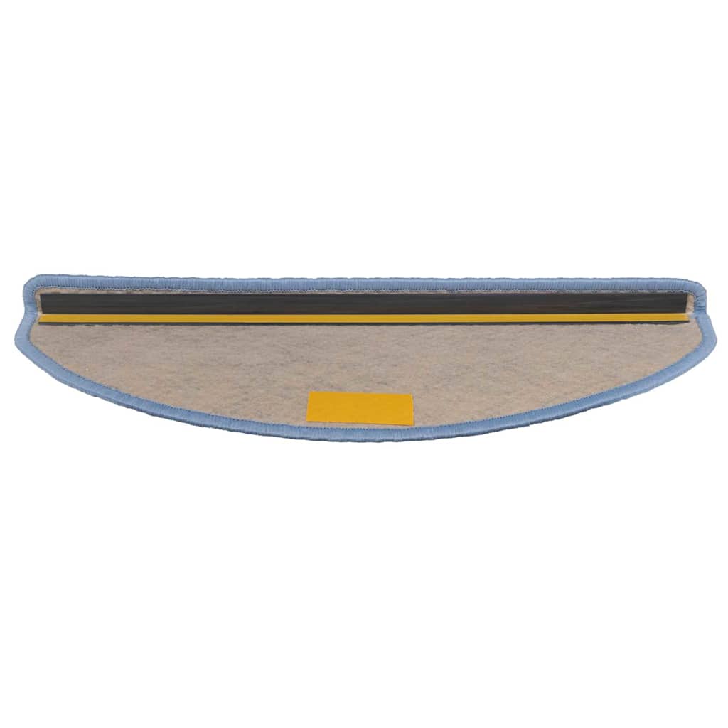 Tappeti Autoadesivi Scale Aspetto Sisal 15 pz 65x21x4 cm Blu