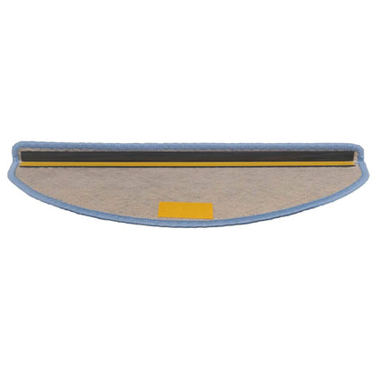 Tappeti Autoadesivi Scale Aspetto Sisal 15 pz 65x21x4 cm Blu