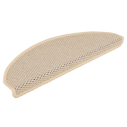 Tappeti Autoadesivi Scale Aspetto Sisal 15 pz 65x21x4cm Berbero | homemem39