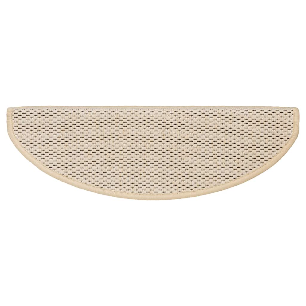 Tappeti Autoadesivi Scale Aspetto Sisal 15 pz 65x21x4cm Berbero