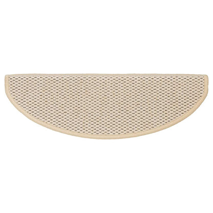 Tappeti Autoadesivi Scale Aspetto Sisal 15 pz 65x21x4cm Berbero