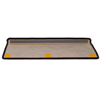 Tappeti Autoadesivi Scale Aspetto Sisal 15pz 65x21x4 Antracite | homemem39