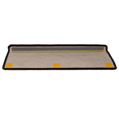 Tappeti Autoadesivi Scale Aspetto Sisal 15pz 65x21x4 Antracite