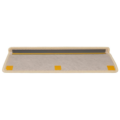 Tappeti Autoadesivi Scale Aspetto Sisal 15 pz 65x21x4 cm Berber