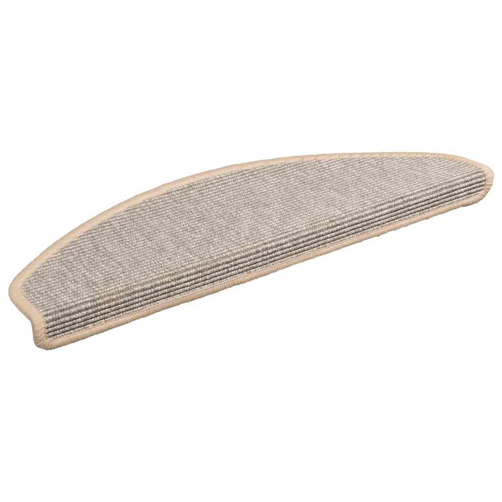 Tappetini per scale 15 pz 65x21x4 cm Argento Semicircolari Grandi | homemem39