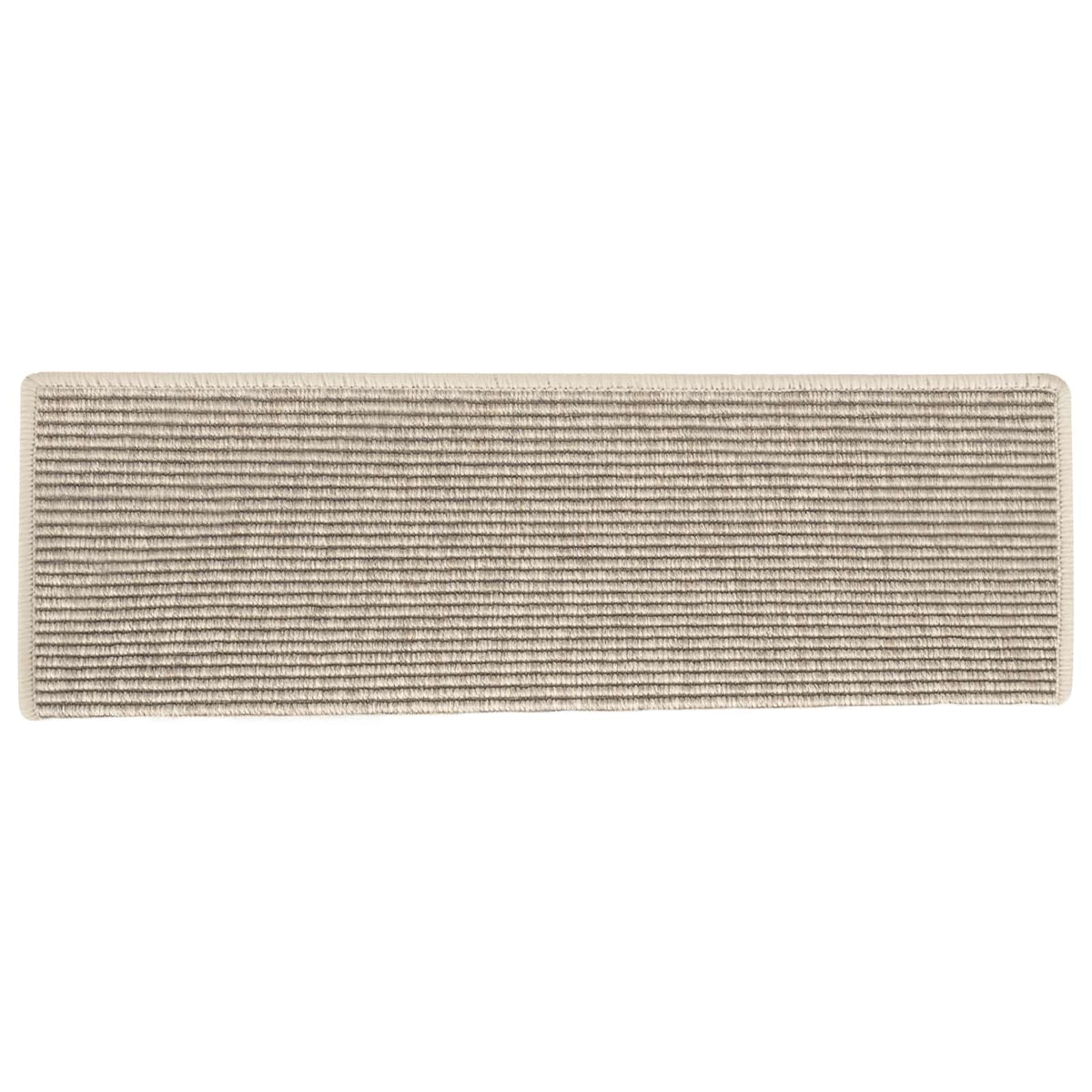 Tappetini per scale 15 pz 65x21x4 cm Beige chiaro