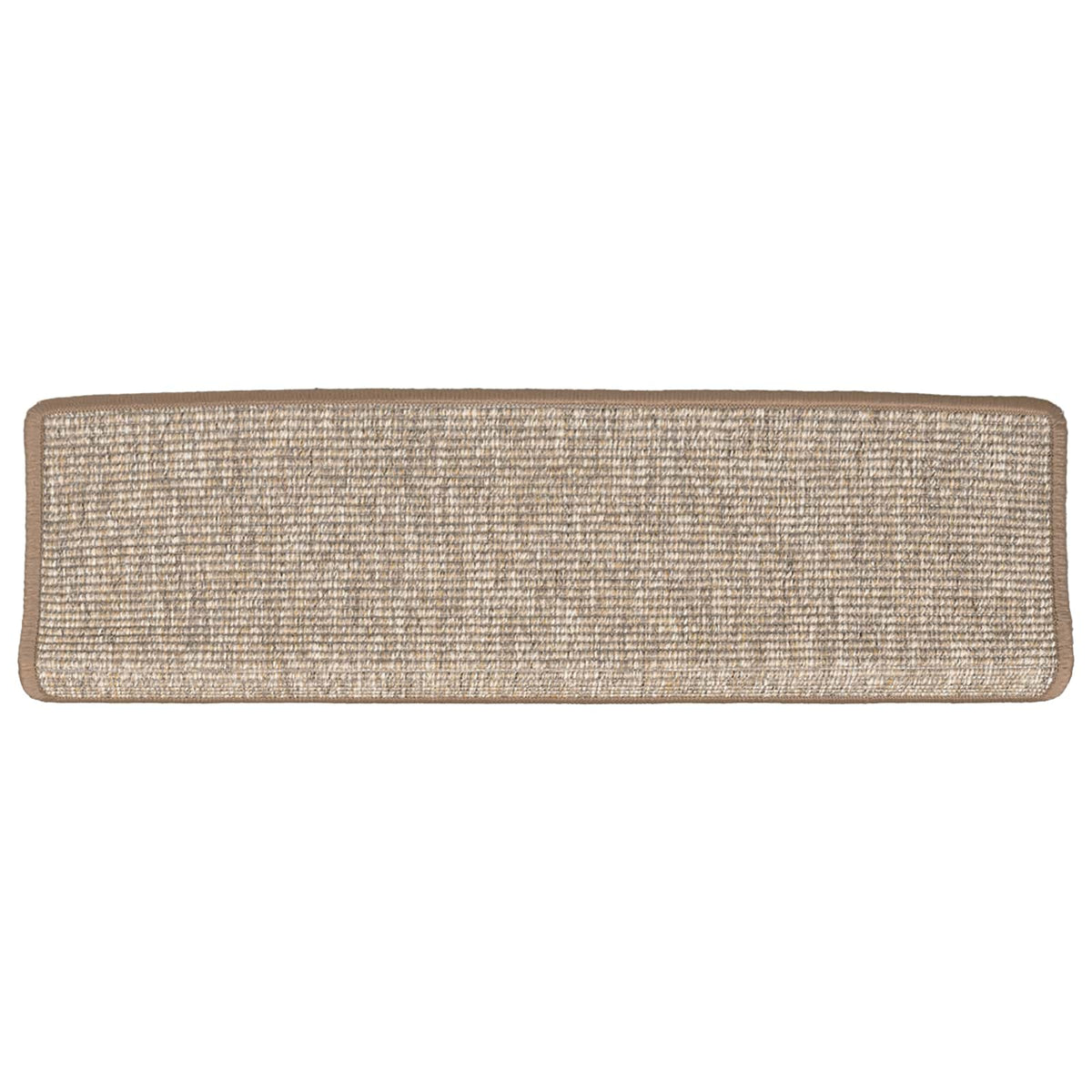Tappetini per scale 15 pz 65x21x4 cm Marrone chiaro