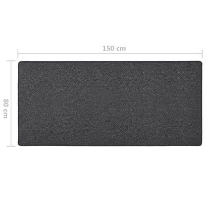 Tappeto Corsia Antracite 80x150 cm