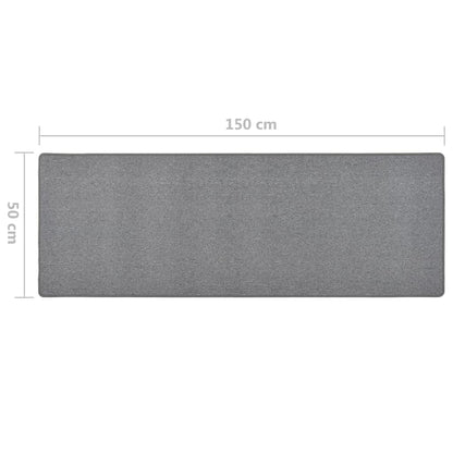 Tappeto Corsia Grigio Scuro 50x150 cm