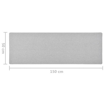 Tappeto Corsia Grigio Chiaro 50x150 cm