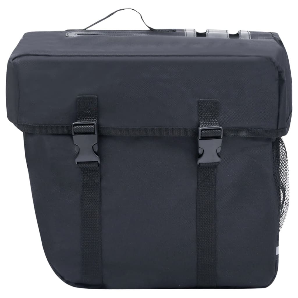 Borsa Doppia Bicicletta Impermeabile per Portapacchi 35 L Nero - homemem39