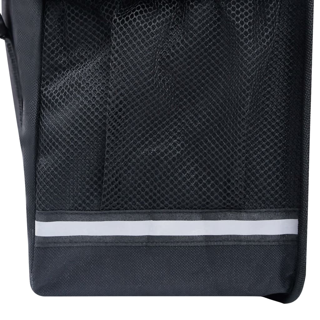 Borsa Doppia Bicicletta Impermeabile per Portapacchi 35 L Nero - homemem39