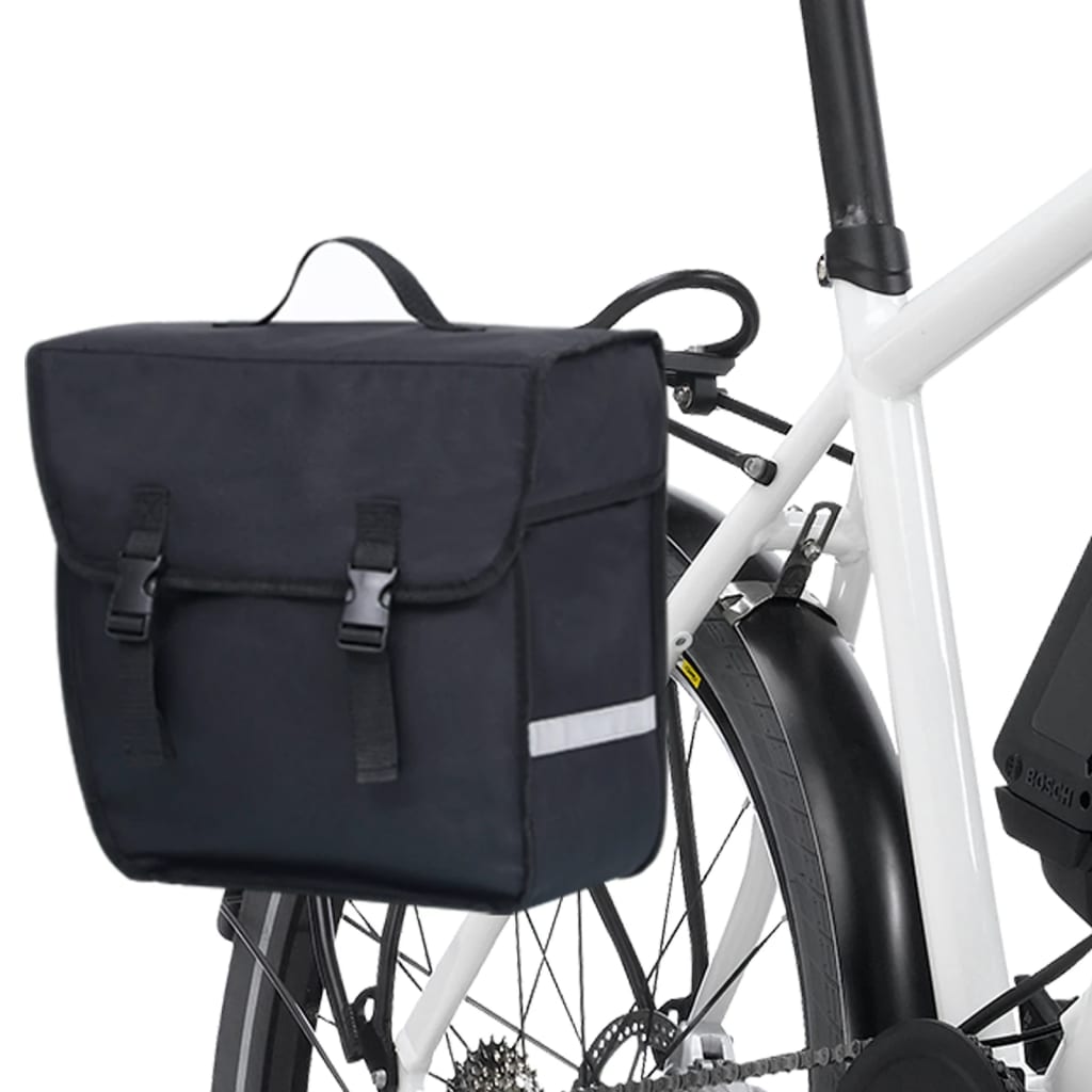 Borsa Singola Bicicletta Impermeabile per Portapacchi 21 L Nero - homemem39