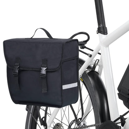 Borsa Singola Bicicletta Impermeabile per Portapacchi 21 L Nero - homemem39