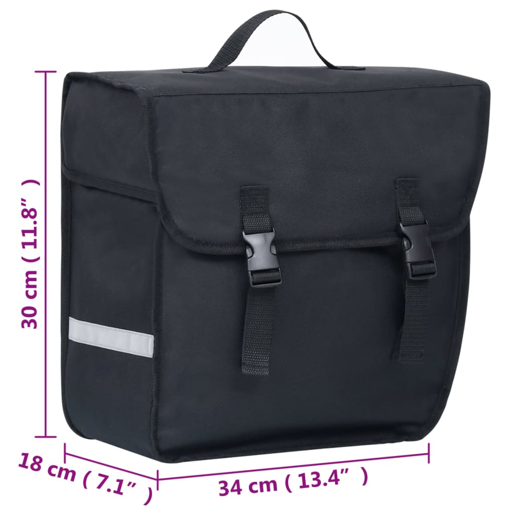 Borsa Singola Bicicletta Impermeabile per Portapacchi 21 L Nero - homemem39