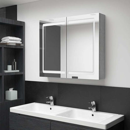 Mobiletto per specchio da bagno 80 x 12 x 68 cm