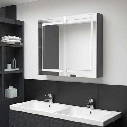 Mobiletto per specchio da bagno 80 x 12 x 68 cm