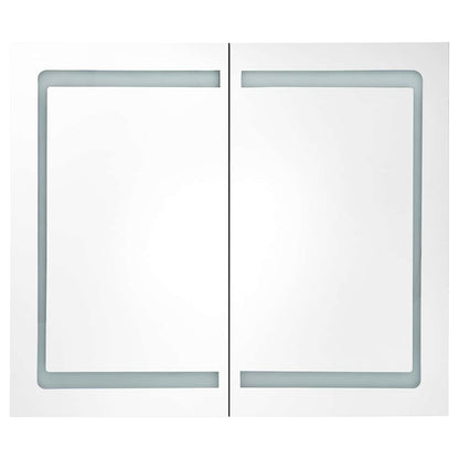 Mobiletto per specchio da bagno Rovere 80 x 12 x 68 cm