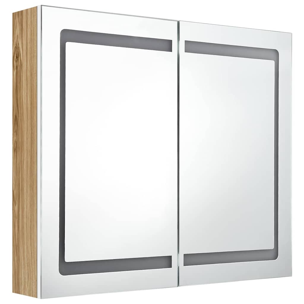 Mobiletto per specchio da bagno 80 x 12 x 68 cm