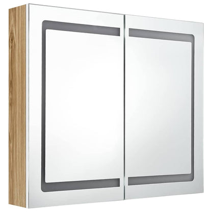 Mobiletto per specchio da bagno 80 x 12 x 68 cm