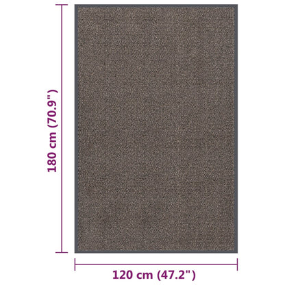 Zerbino Trapuntato 120x180 cm Marrone Scuro
