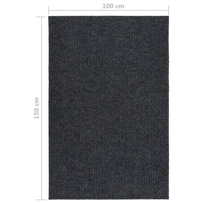 Tappeto Corsia Acchiappa Polvere 100x150 cm Antracite - homemem39
