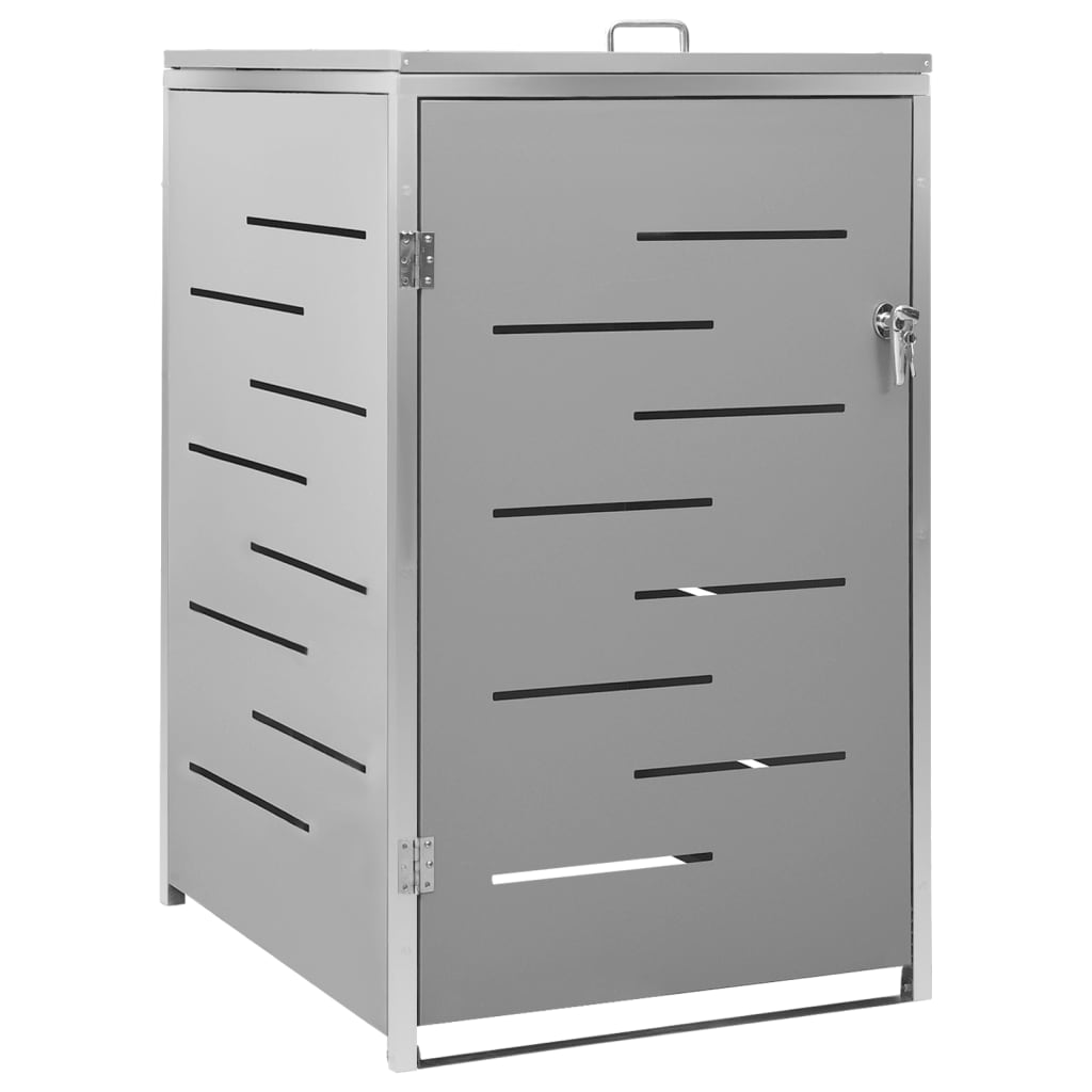 Copribidone per Spazzatura Singolo 69x77,5x112,5cm Acciaio Inox | homemem39