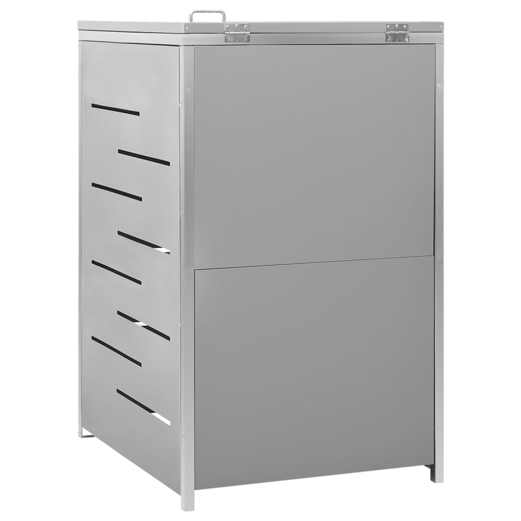 Copribidone per Spazzatura Singolo 69x77,5x112,5cm Acciaio Inox | homemem39