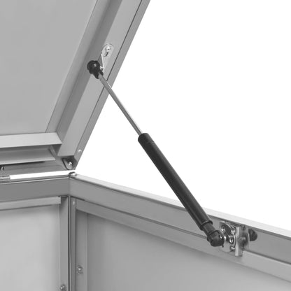 Copribidone per Spazzatura Singolo 69x77,5x112,5cm Acciaio Inox - homemem39