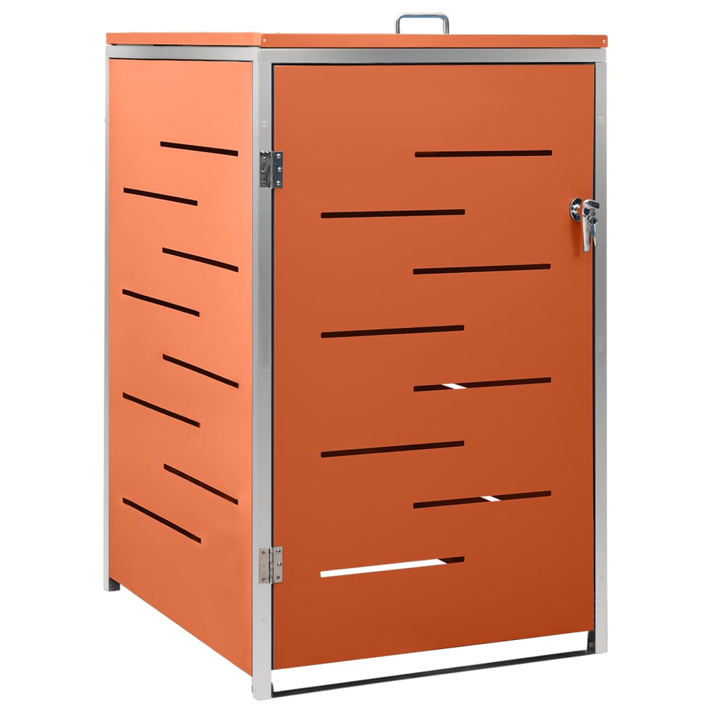 Copribidone per Spazzatura Singolo 69x77,5x112,5cm Acciaio Inox | homemem39