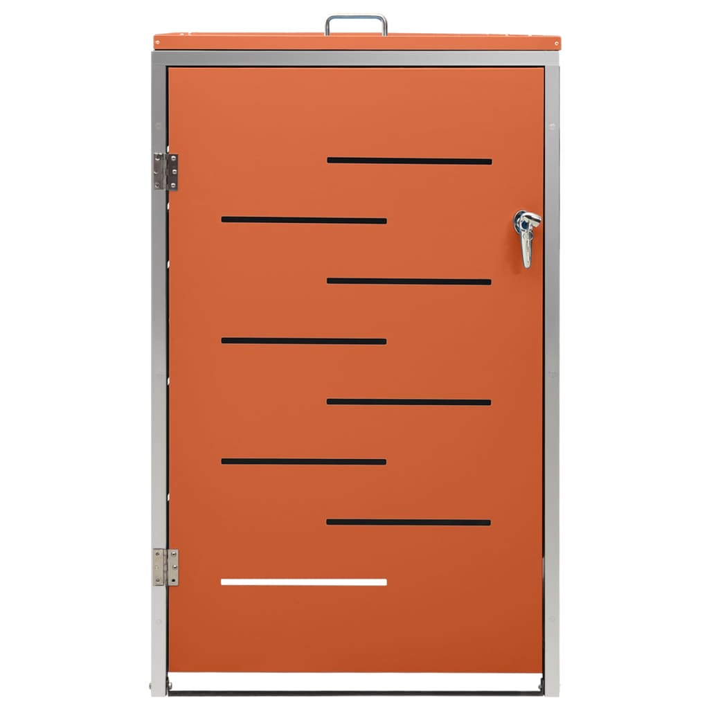 Copribidone per Spazzatura Singolo 69x77,5x112,5cm Acciaio Inox | homemem39