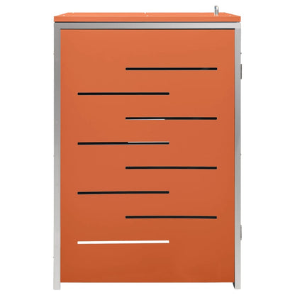 Copribidone per Spazzatura Singolo 69x77,5x112,5cm Acciaio Inox | homemem39