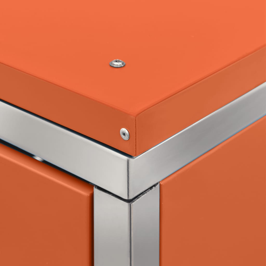Copribidone per Spazzatura Singolo 69x77,5x112,5cm Acciaio Inox | homemem39