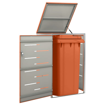 Copribidone per Spazzatura Singolo 69x77,5x112,5cm Acciaio Inox | homemem39