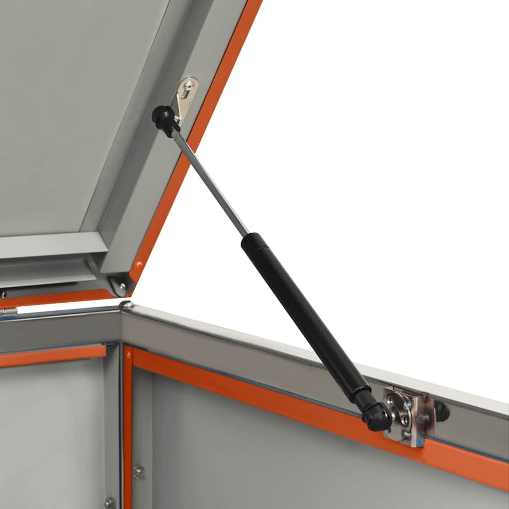 Copribidone per Spazzatura Singolo 69x77,5x115cm Acciaio Inox