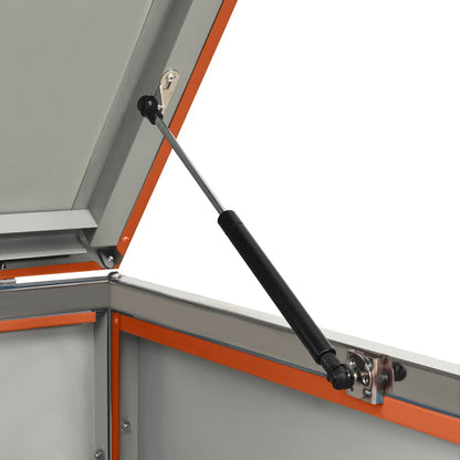 Copribidone per Spazzatura Singolo 69x77,5x115cm Acciaio Inox
