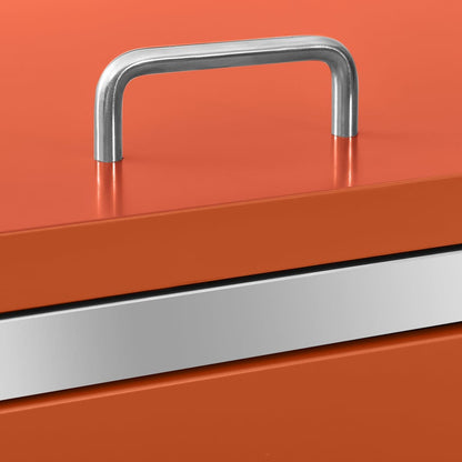 Copribidone per Spazzatura Singolo 69x77,5x115cm Acciaio Inox