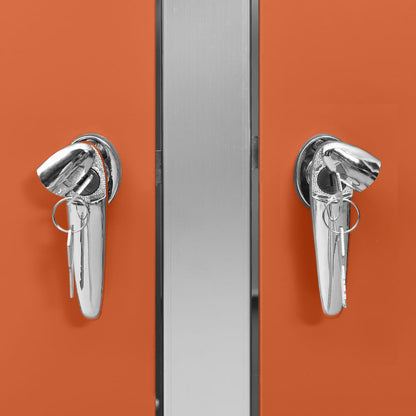 Copribidone per Spazzatura Triplo 207x77,5x112,5cm Acciaio Inox - homemem39