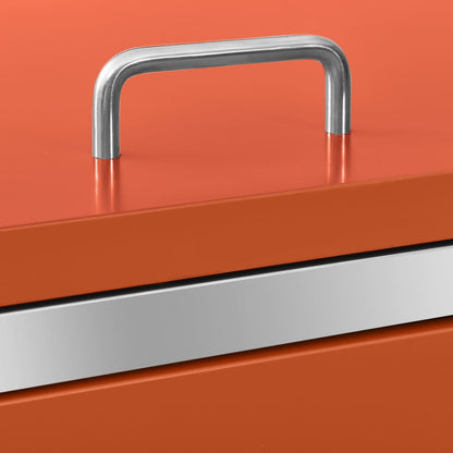 Copribidone per Spazzatura Triplo 207x77,5x112,5cm Acciaio Inox - homemem39