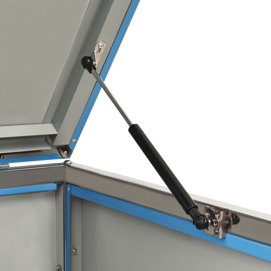 Copribidone per Spazzatura Singolo 69x77,5x112,5cm Acciaio Inox - homemem39