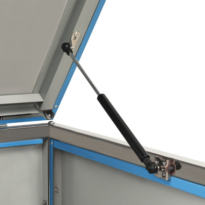 Copribidone per Spazzatura Singolo 69x77,5x112,5cm Acciaio Inox - homemem39