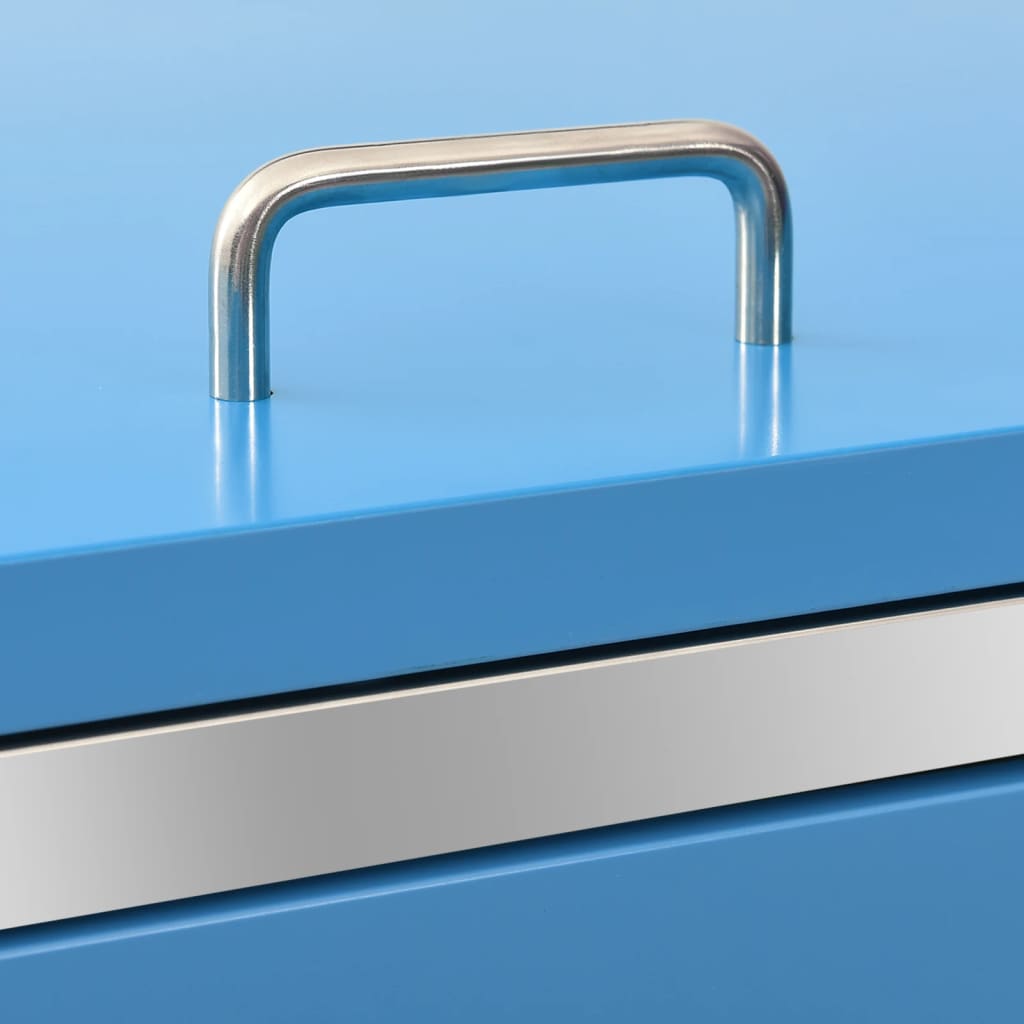 Copribidone per Spazzatura Singolo 69x77,5x112,5cm Acciaio Inox - homemem39