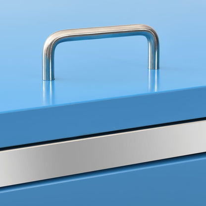 Copri Bidoni Pattumiera Doppia 138x77,5x112,5 cm Acciaio Inox - homemem39