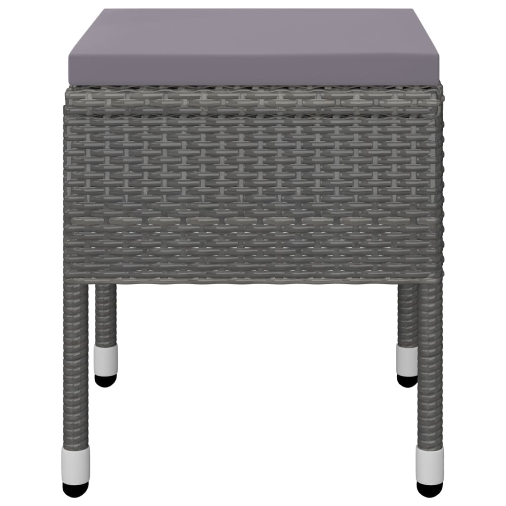 Set Mobili da Pranzo per Giardino 5 pz Grigio | homemem39