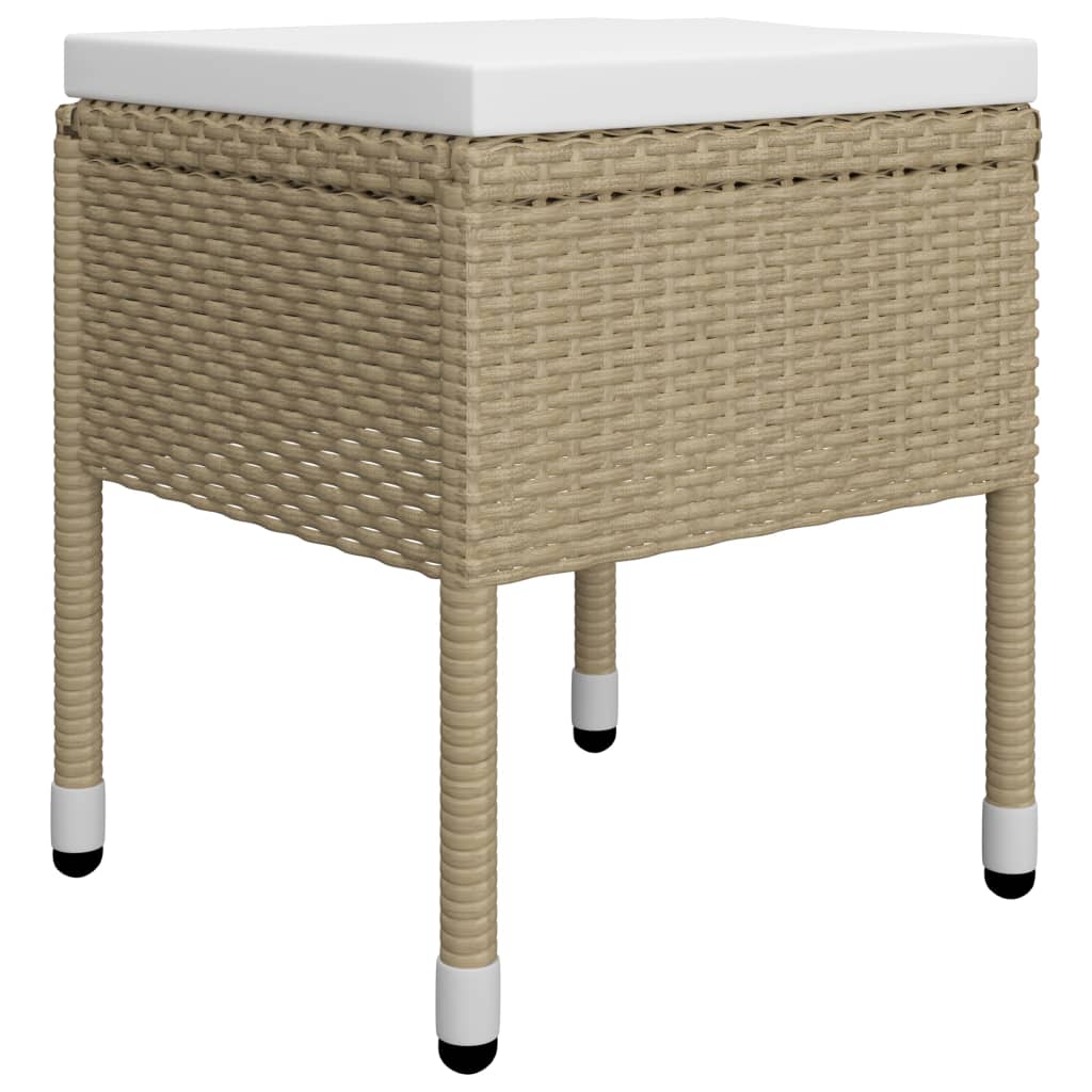 Set Mobili da Pranzo per Giardino 5 pz Beige | homemem39