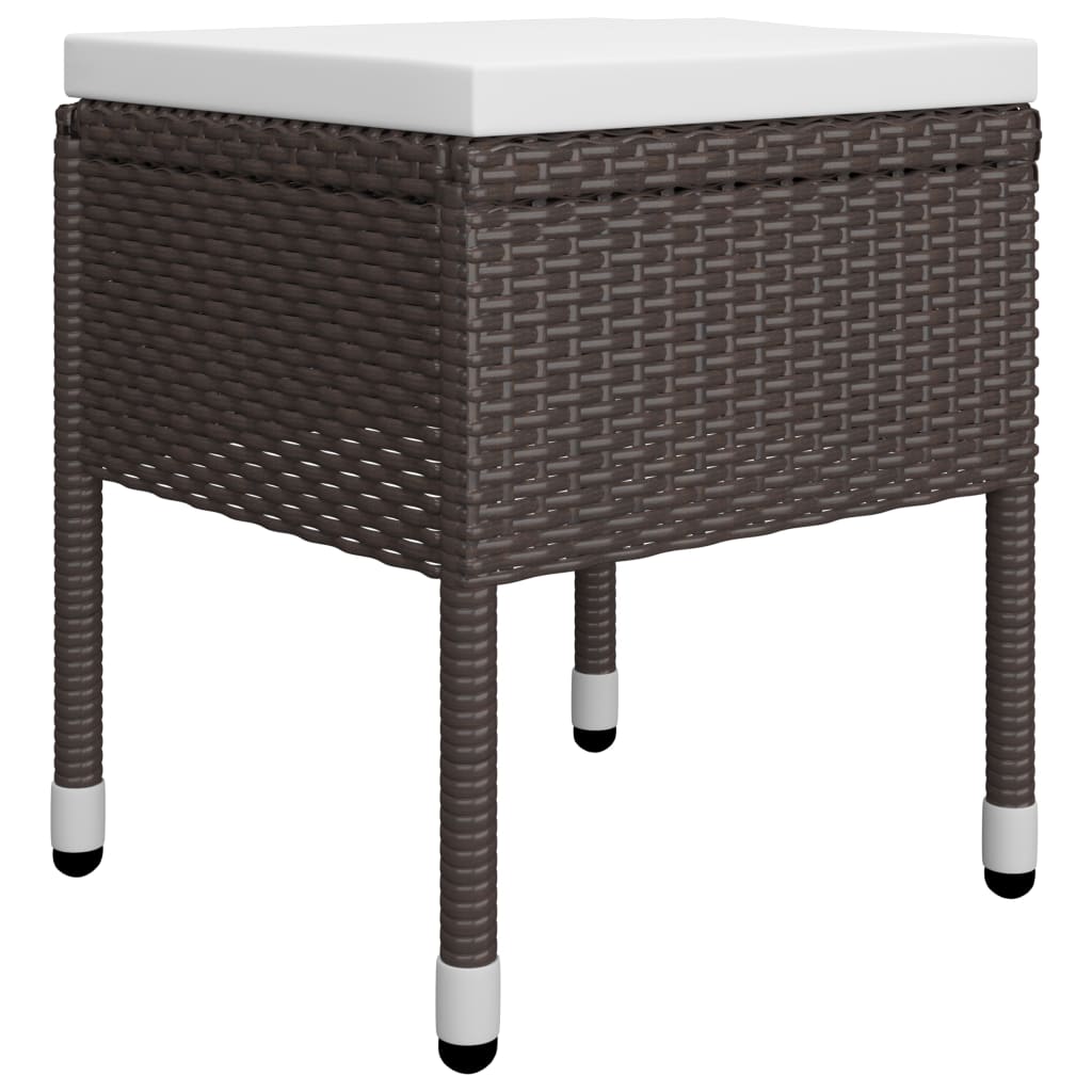 Set Mobili da Pranzo per Giardino 5 pz Marrone | homemem39
