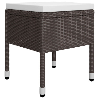 Set Mobili da Pranzo per Giardino 5 pz Marrone | homemem39